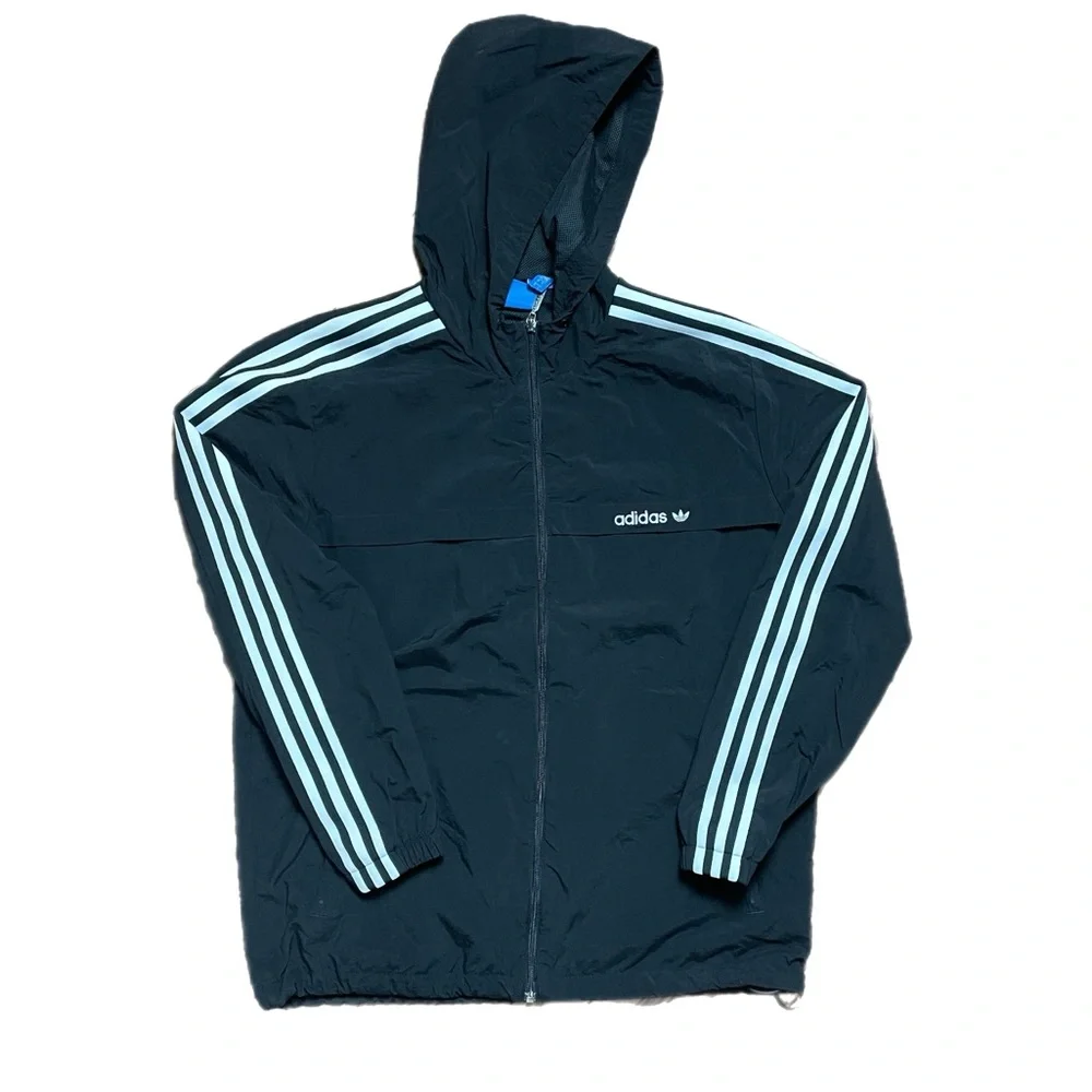 Adidas Track Jacket Zip Up sz L